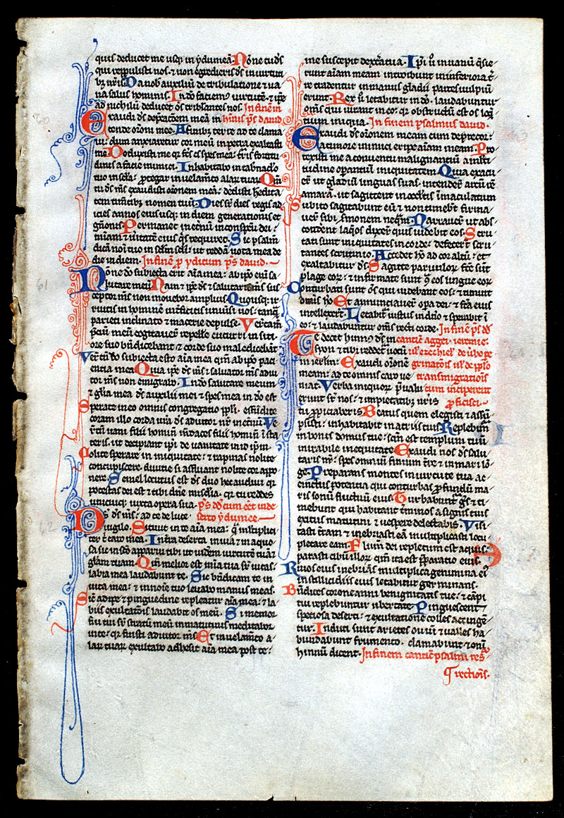Bible Leaf c 1240-55  