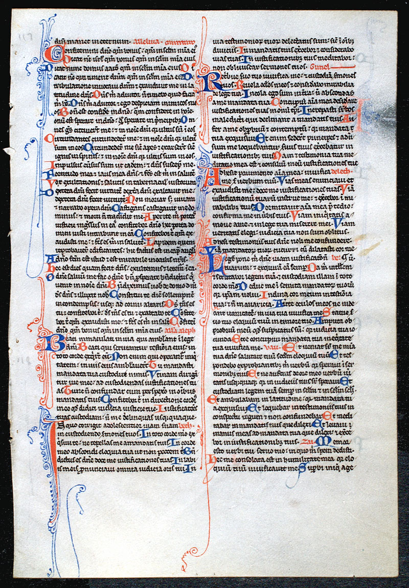 Bible Leaf c 1240-55  