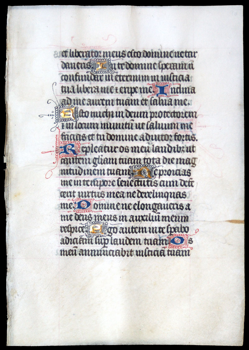 A Book of Hours Leaf 