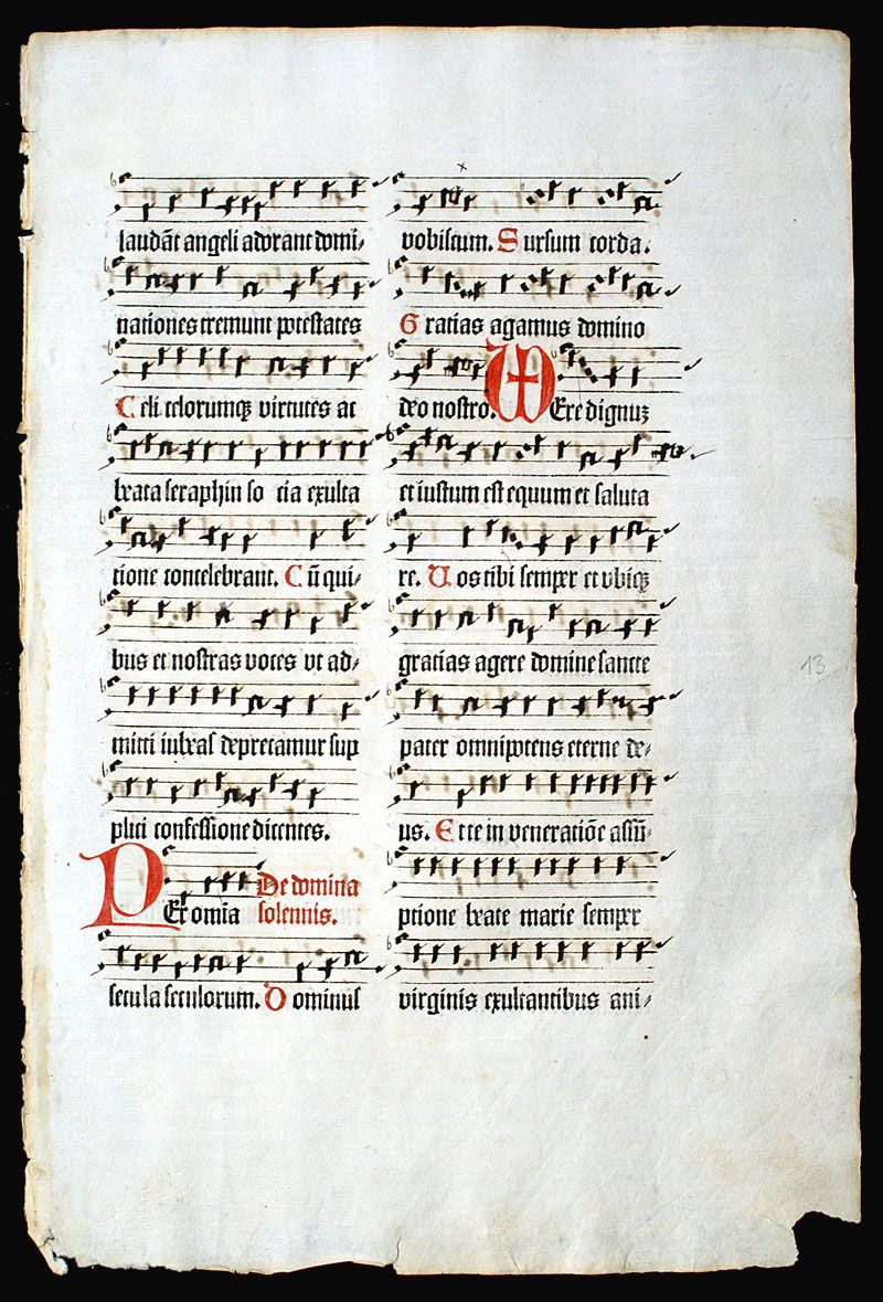 Gregorian Chant - Missale Coloniensis - 1487