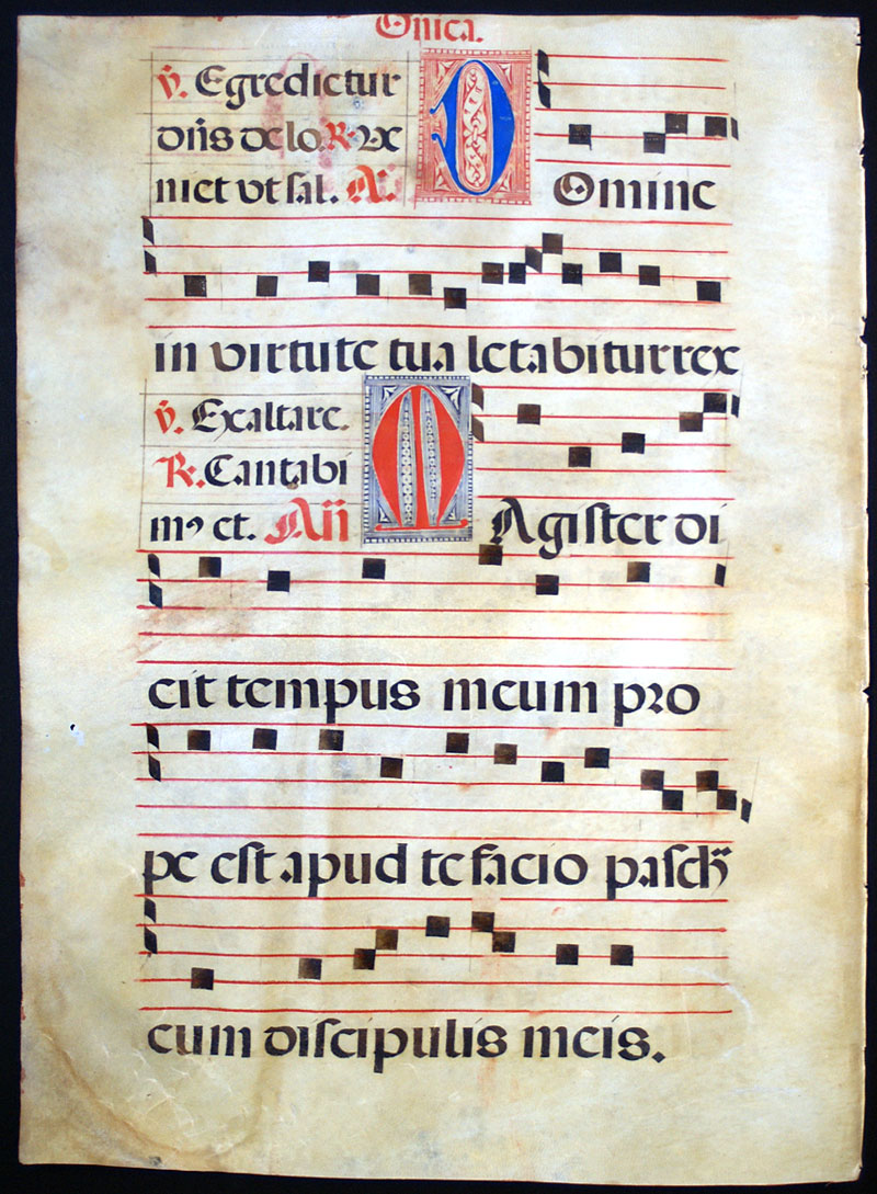 Choir Psalter Leaf - c 1520 - Psalms