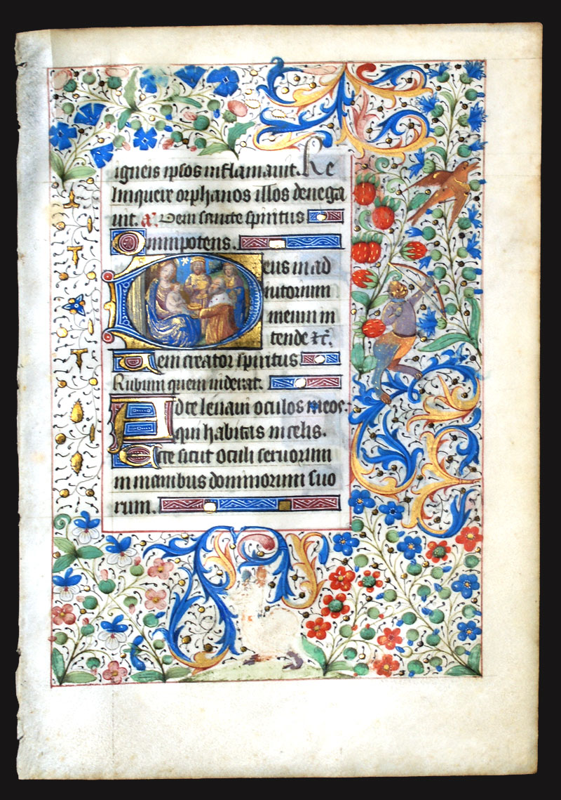 Adoration of the Magi - Book of Hours Leaf, c 1450-75