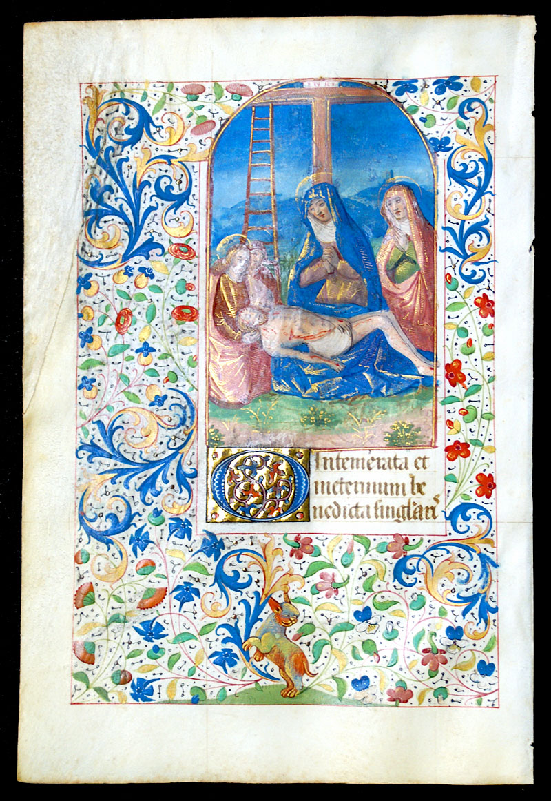 Book of Hours Leaf - The Lamentation - c. 1450-75
