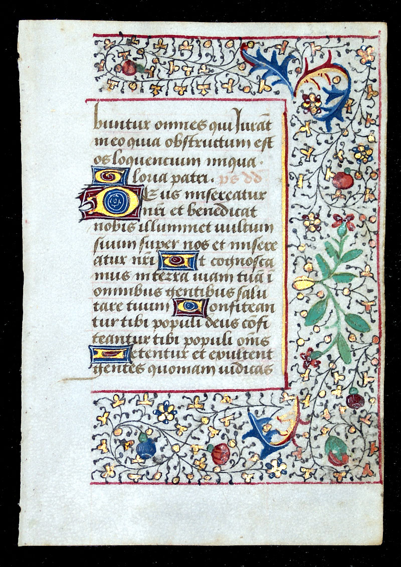 Book of Hours Leaf 