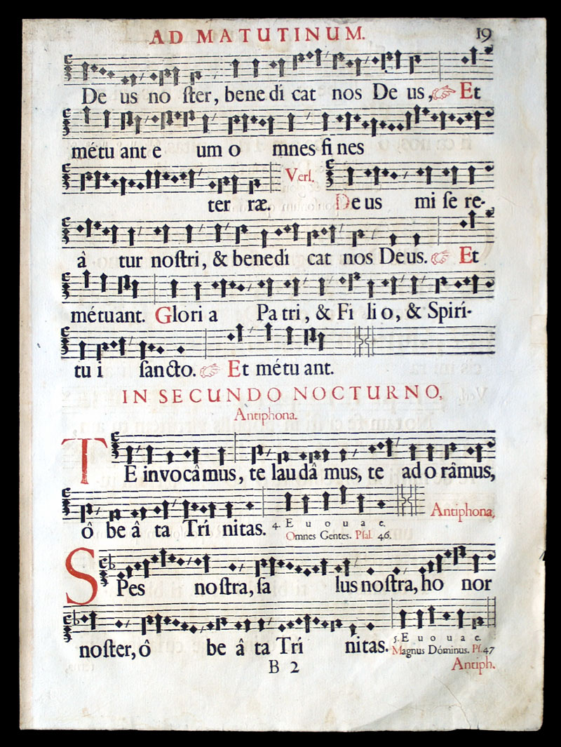Gregorian Chant - Feast of Holy Trinity - Hufnagel Music 1667