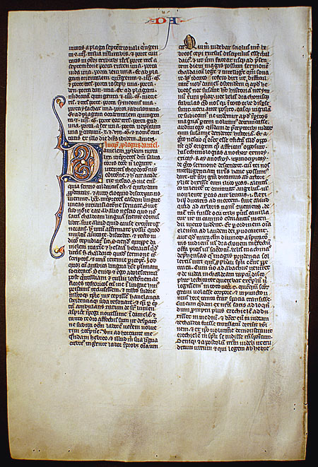 Medieval Bible Leaf - Johannes Grusch Workshop