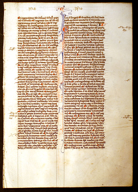 Medieval Bible Leaf - Mark - Transfiguration