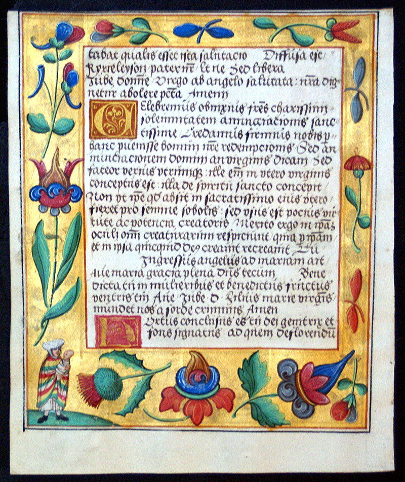 Renaissance Psalter Prayerbook - Elaborate Panel Borders