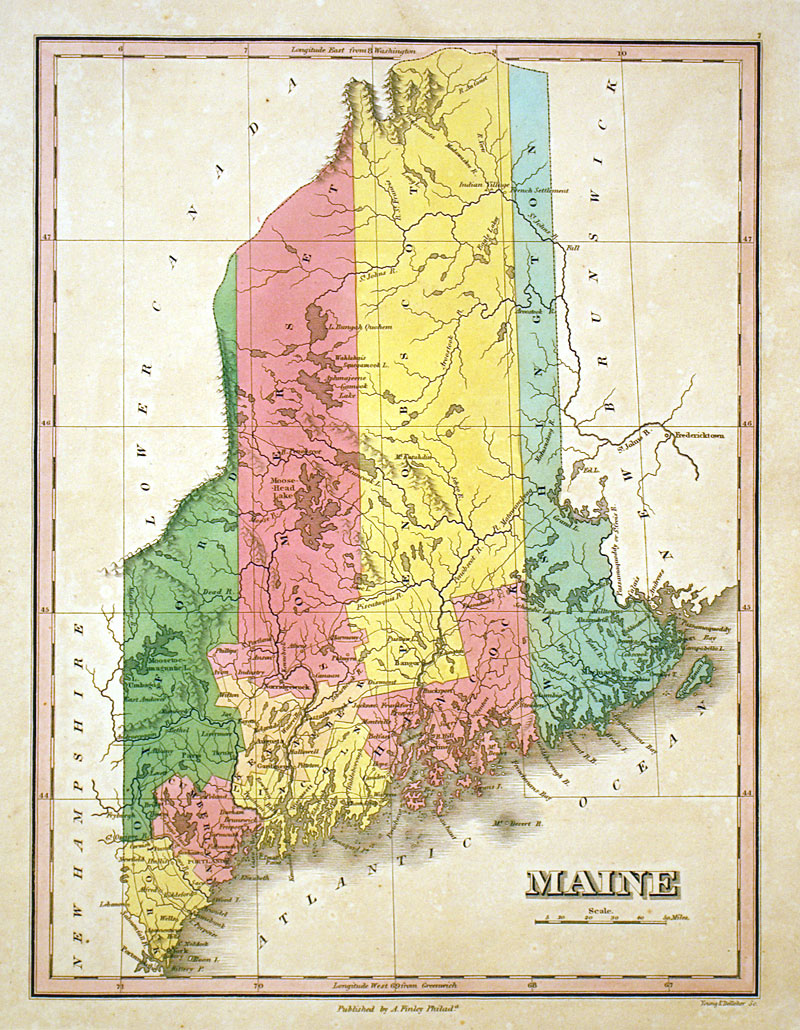 ''Maine'' c 1827 - Finley