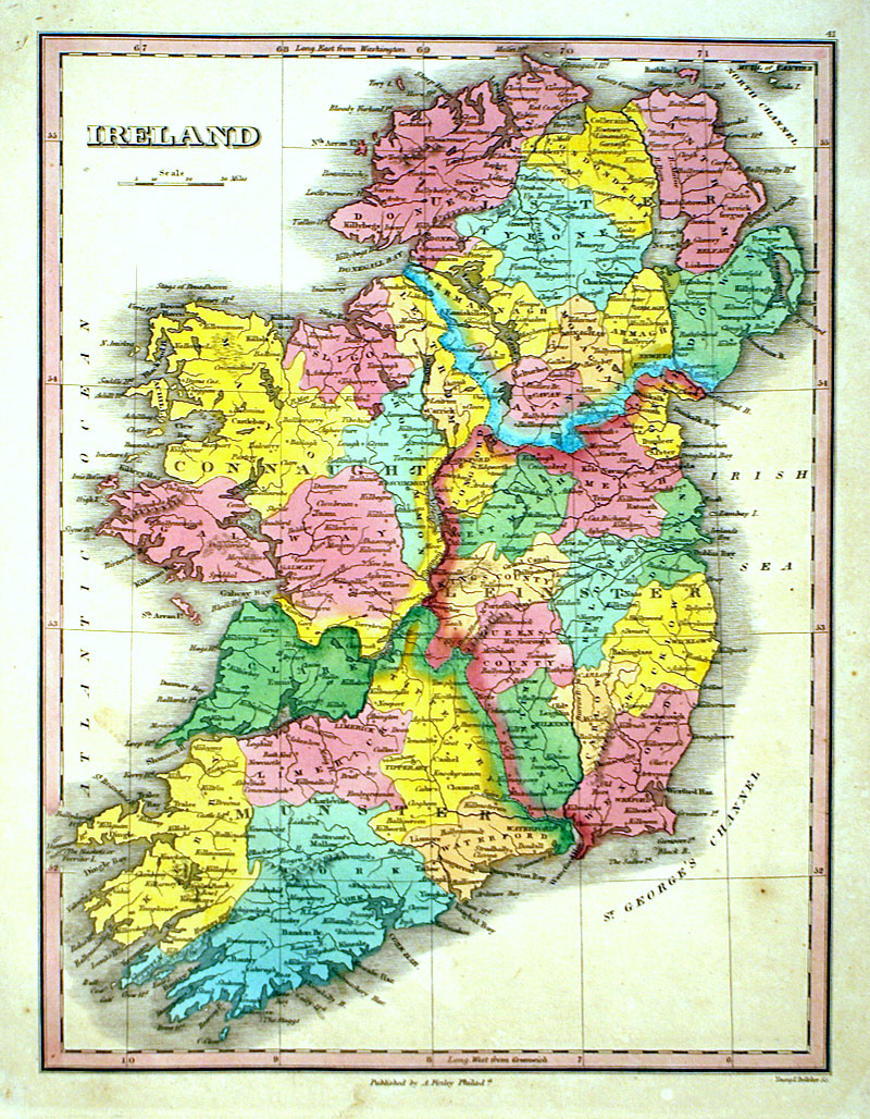 ''Ireland'' c. 1827 Finley