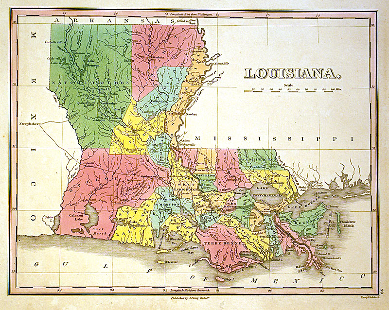 ''Louisiana'' c 1827 - Finley