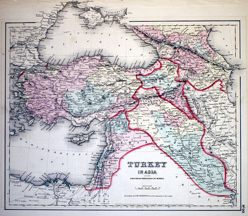 c 1855 ''TURKEY IN ASIA AND THE CAUSASIAN PROVINCES OF RUSSIA''