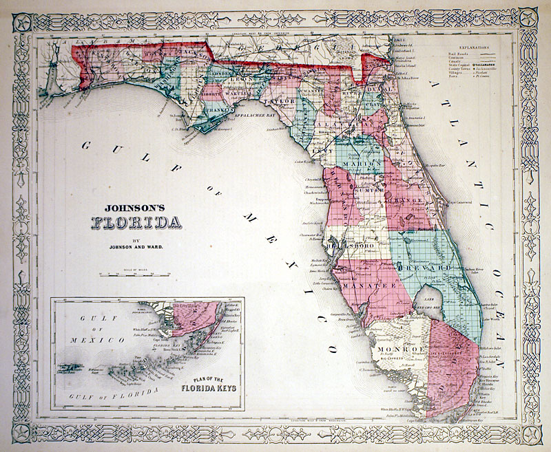''Johnson's Florida'' c 1864