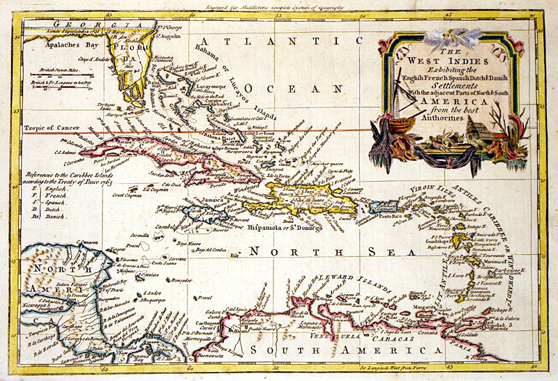 ''The West Indies...'' Middleton - c 1778