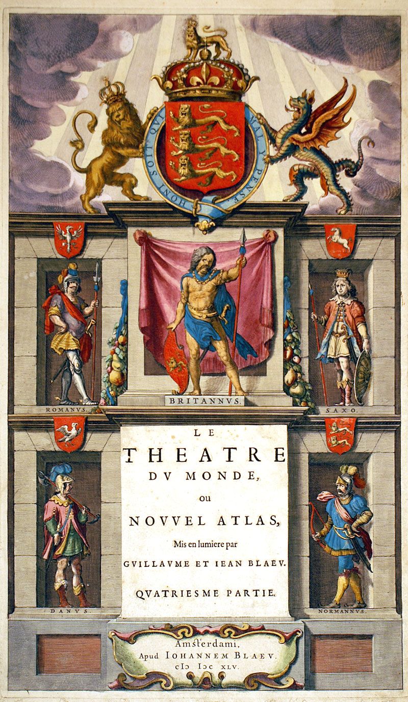 Title Page - c 1645 for Blaeu Atlas 