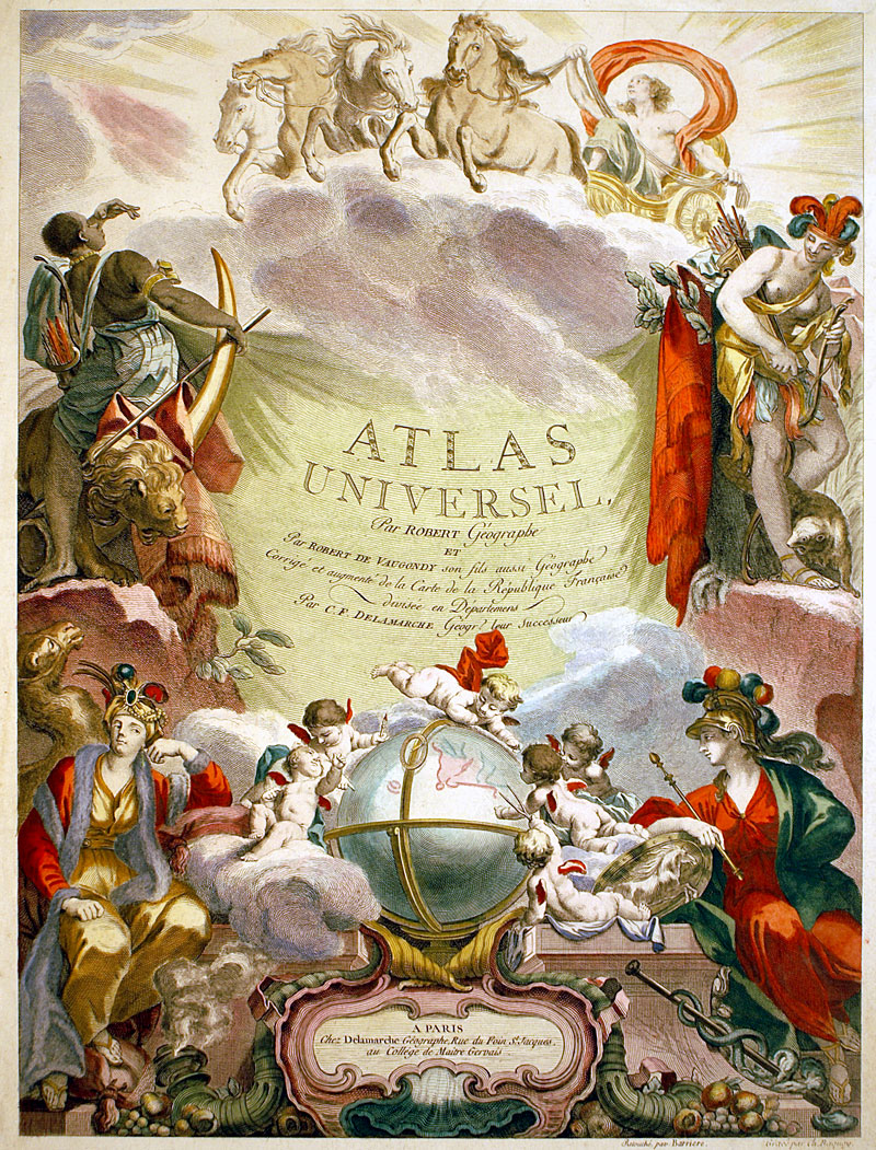 Title Page - c 1757 - De Vaugondy/Delamarche Atlas