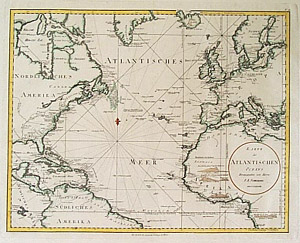â€œKARTE des ATLANTISCHEN OCEANSâ€¦â€ c 1788 - Schrambl