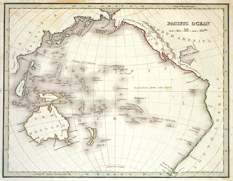 ''PACIFIC OCEAN'' c 1835-6 - Bradford