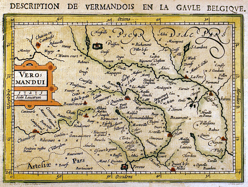 ''VEROMANDUI'' c 1616 - Bertius