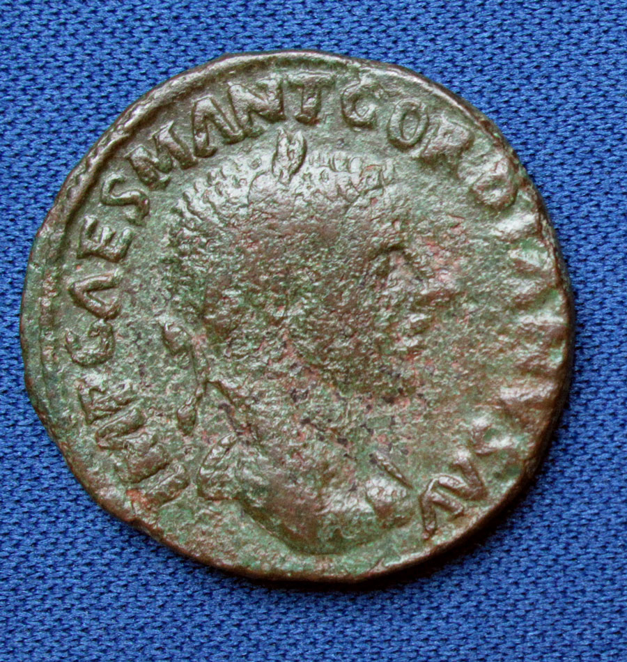 c 238-244 AD - GORDIAN III - Roman Legion Colonial Bronze