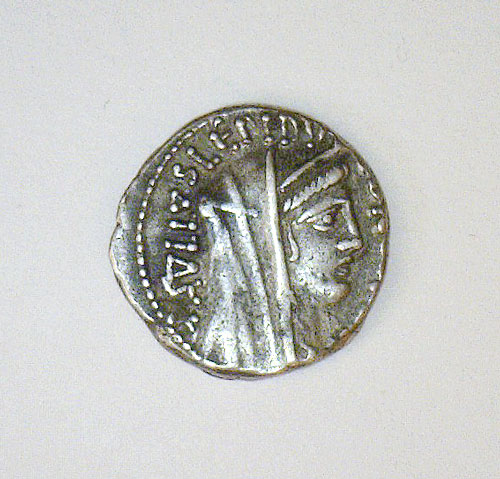 Ancient Silver Denarius - Roman Republic, CONCORDIA