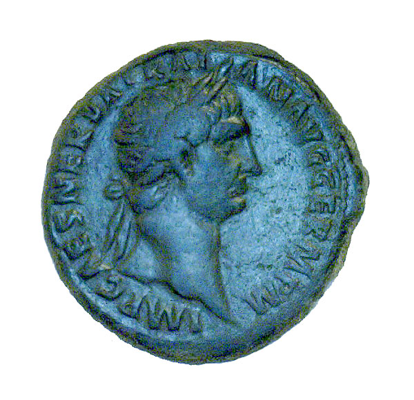 Bronze Coin AE AS - Ancient Rome - Trajan, c. 98-117 AD