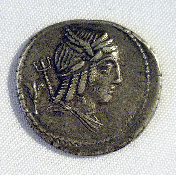 Ancient Silver Denarius - Roman Republic, VICTORY
