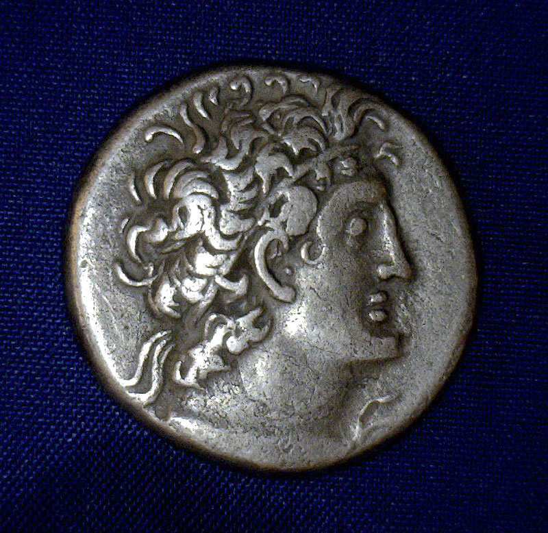 Silver Tetradrachm - Ptolemy XII & Eagle