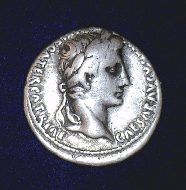 Ancient Roman Silver Denarius - Augustus, c. 27 BC-14 AD