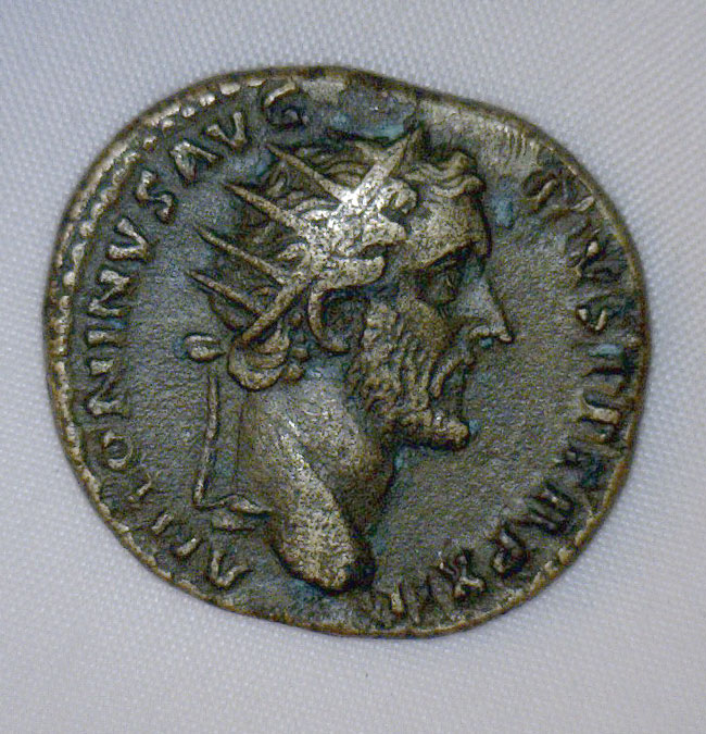 Ancient Roman Coin - AE Dupondius - Antonius Pius