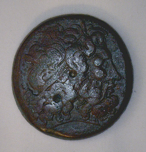 Ancient Bronze Coin - AE Tetrobol, Ptolemaic Egypt c. 221-204 BC