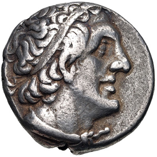 Ancient Greek Silver Tetradrachm - Ptolemy & Eagle