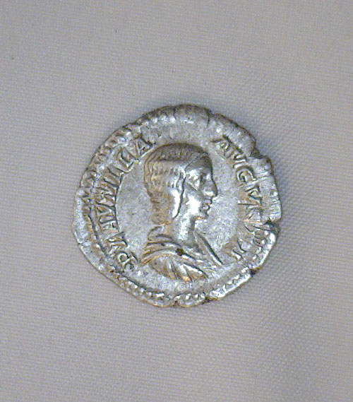 Ancient Roman Silver Denarius - Plautilla (wife of Caracalla)