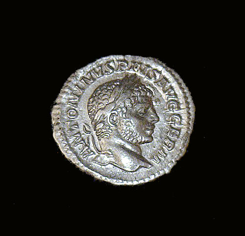 Ancient Roman Silver Denarius, Caracalla (Augustus) c.198-217 AD