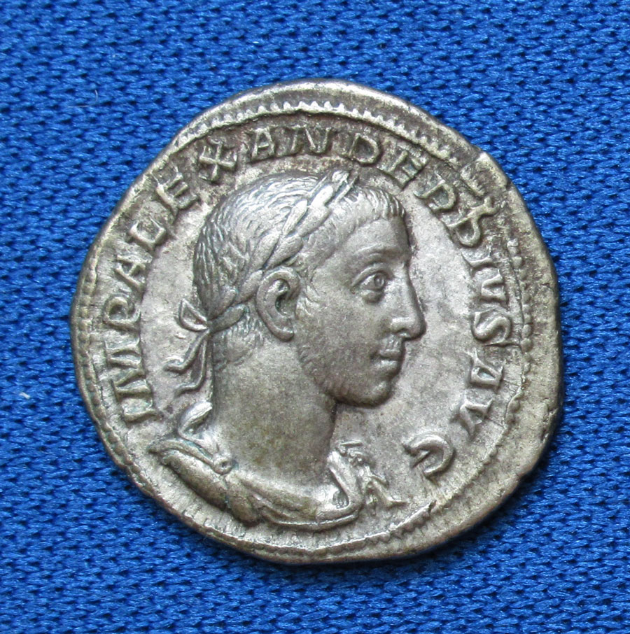 c 222-235 AD - SEVERUS ALEXANDER - Ancient Roman Silver Denarius
