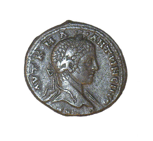 Ancient Roman BI Silver Tetradrachm - Elagabalus c. 218-222 AD