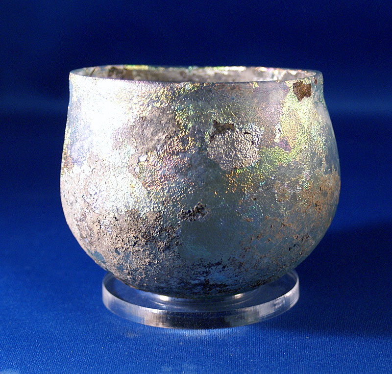 Ancient Roman Drinking Glass c. 1st - 2nd Century AD
