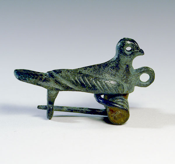 Bronze Fibula: Roman Bird Brooch, c. 2nd Century AD