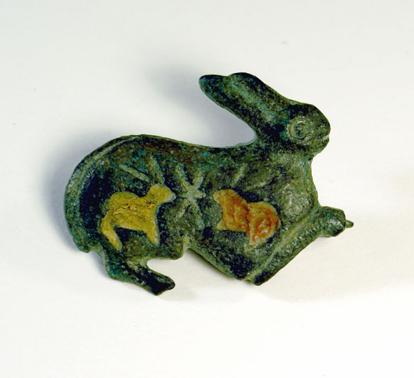 Bronze Fibula: Rabbit Brooch - Ancient Roman c. 2nd Cent AD