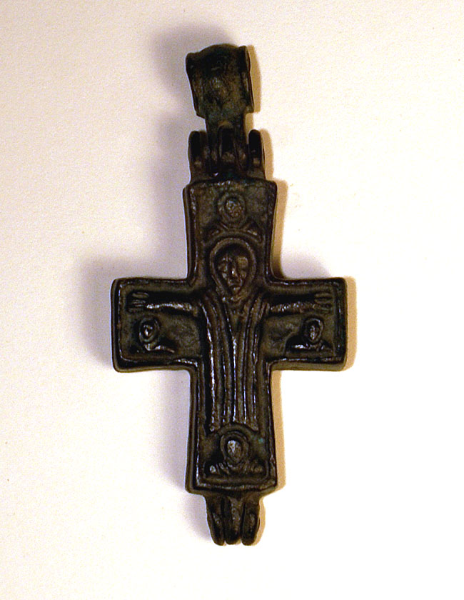 Byzantine Christian Reliquary Cross - c. 9-12th Cent AD