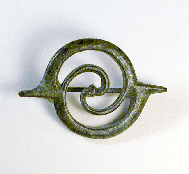 A Romano-Celtic Trumpets Brooch, c 2nd - 3rd Century AD