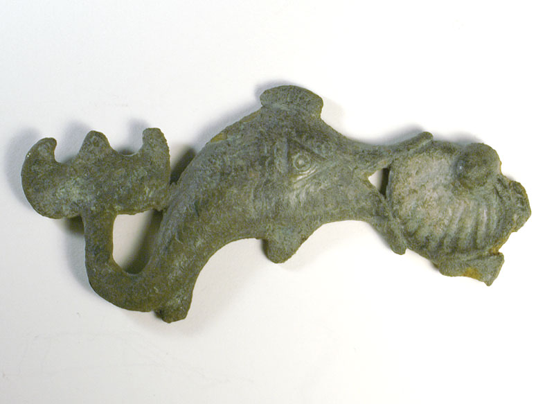 Roman Bronze Dolphin Sculpture - c. 1st-3rd Century AD