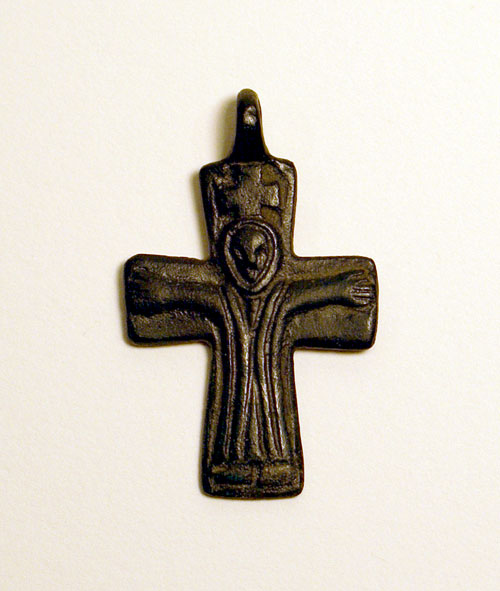 Early Christian Bronze Cross - E Roman/Byzantine - Christ
