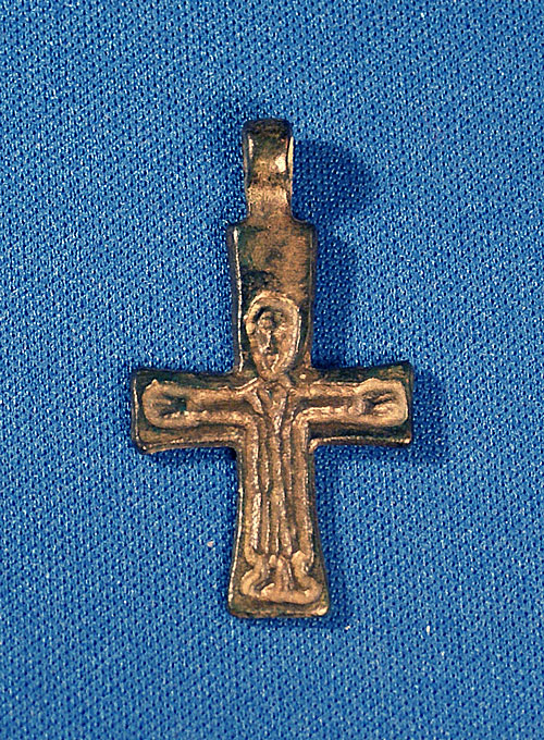 Early Christian Bronze Cross - E Roman/Byzantine - Christ
