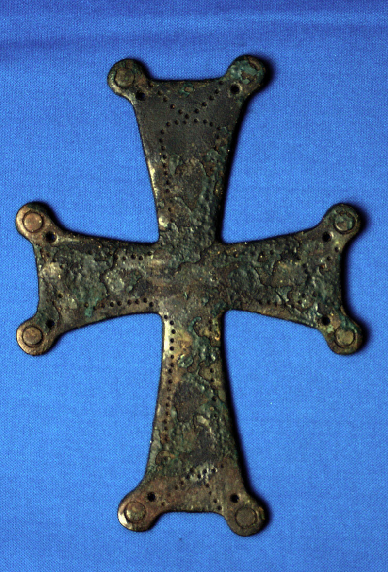 Large Christian Bronze Altar Cross - 7th-10th Cent AD
