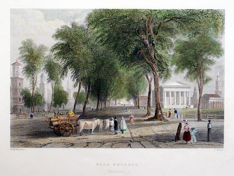 Yale College, c 1840 - Bartlett